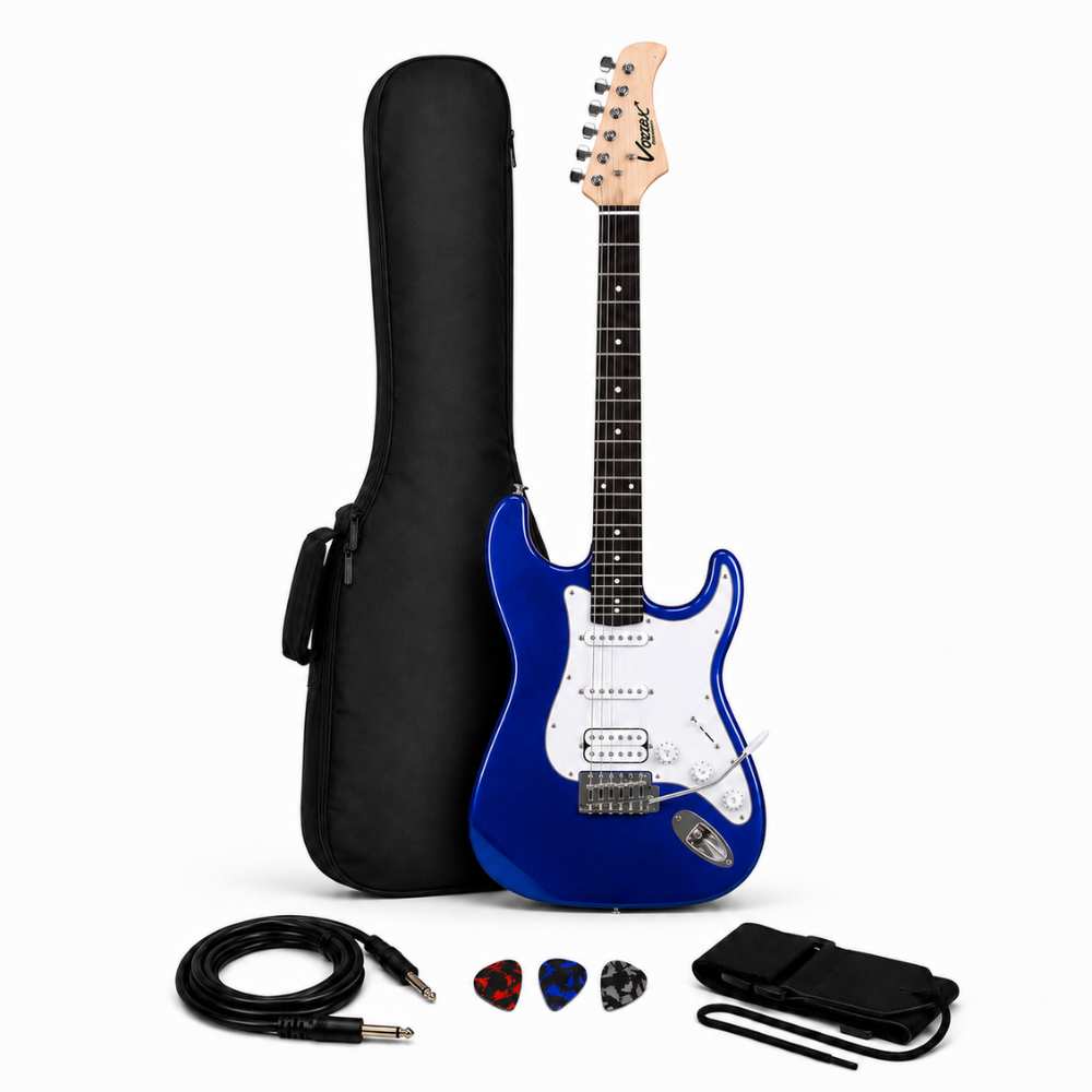 VOZZEX HUMBUCKER BLUE 1 GUITARRA ELÉCTRICA STRATO BLUE - Imagen 1