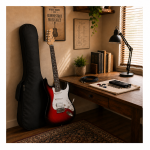 GUITARRA ELÉCTRICA STRATO RED BURST - Imagen 6