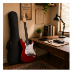 GUITARRA ELÉCTRICA STRATO RED WINE - Imagen 6