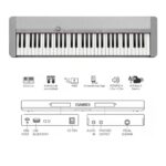 TECLADO CT-S1 PIANO - BLANCO - Imagen 2