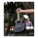 UKELELE CONCIERTO BLACK EDITION - FLOWER & ROLL - Imagen 6