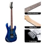 GIO GRX70QA TRASPARENT BLUE BURST - MARSHALL 10W - Imagen 3