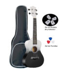UKELELE CONCIERTO BLACK & WHITE - Imagen 2