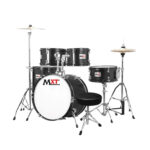 BATERIA ACUSTICA NIÑOS 5 DRUMS BLACK