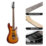 GIO PACK GSA60 BROWN SUNBURST - ORANGE CRUSH 12W - Imagen 2