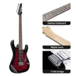 GIO PACK GRX70QA TRANSPARENT RED BURST - ORANGE CRUSH 12W - Imagen 3
