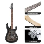 GIO PACK GRX70QA TRANSPARENT BLACK BURST - ORANGE CRUSH 12W - Imagen 3