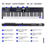 KEYLAB ESSENTIAL 61 MK3 BLACK - Imagen 3