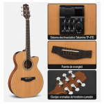 GUITARRA ELECTROACUSTICA GN20CE-NS NATURAL TAPA SOLIDA PACK - Imagen 2