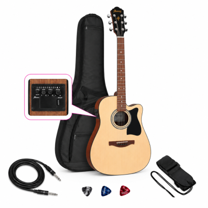 GUITARRA ELECTROACUSTICA V40CE OPEN PORE NATURAL PACK