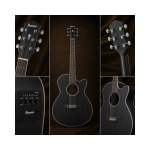 GUITARRA ELECTROACUSTICA AEG7MH WEATHERED BLACK OPEN PORE PACK - Imagen 5