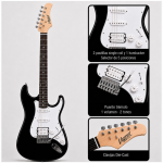 GUITARRA ELÉCTRICA STRATO BLACK - Imagen 2