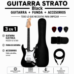 GUITARRA ELÉCTRICA STRATO BLACK - Imagen 3