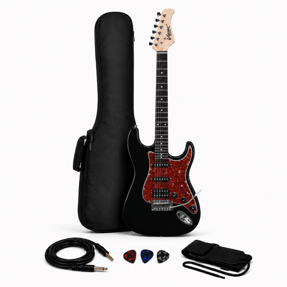 VOZZEX HUMBUCKER BLACK RD 1 GUITARRA ELÉCTRICA STRATO BLACK RD - Imagen 1