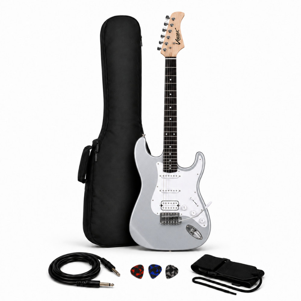 GUITARRA ELÉCTRICA STRATO SILVER